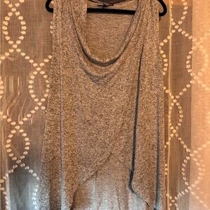 Olivia Sky Grey Knit Top
